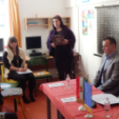 A Mosonmagyaróvári Tanoda ünnepélyes projektnyitó rendezvényére a Családok Átmeneti Otthonában. 