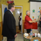 A Veszprém Barabás Duna Takarék KC kézilabda csapat a Gyerekek Átmeneti Otthonában (Fotó: Nagy Mária)