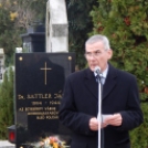 Dr. Sattler János halálának 70. évforulója alkalmából megtartott megemlékező  koszorúzás