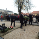 Dr. Sattler János halálának 70. évforulója alkalmából megtartott megemlékező koszorúzás