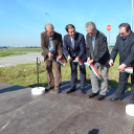 Közlekedési csomópont -  világítás átadása: Jánossomorja-Ipari Park - 2014.szeptember 29. hétfő