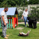 Az Ebuló Kutyaiskola interaktív kutyás bemutatója a Pillangó óvodában (Fotó: Stipkovits Veronika)