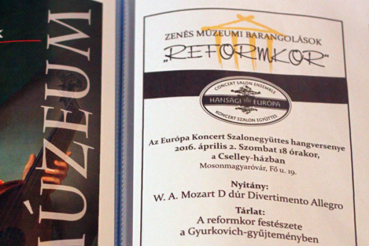 Zenés Múzeumi Barangolások - Reformkor (Fotó: Stipkovits Veronika)