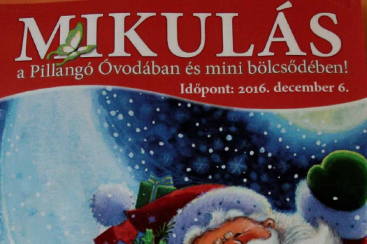 Mikulás a Pillangó Óvodában és mini bölcsődében