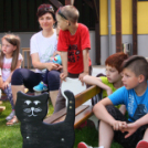 Az Ebuló Kutyaiskola interaktív kutyás bemutatója a Pillangó óvodában (Fotó: Stipkovits Veronika)