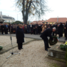 Dr. Sattler János halálának 70. évforulója alkalmából megtartott megemlékező koszorúzás