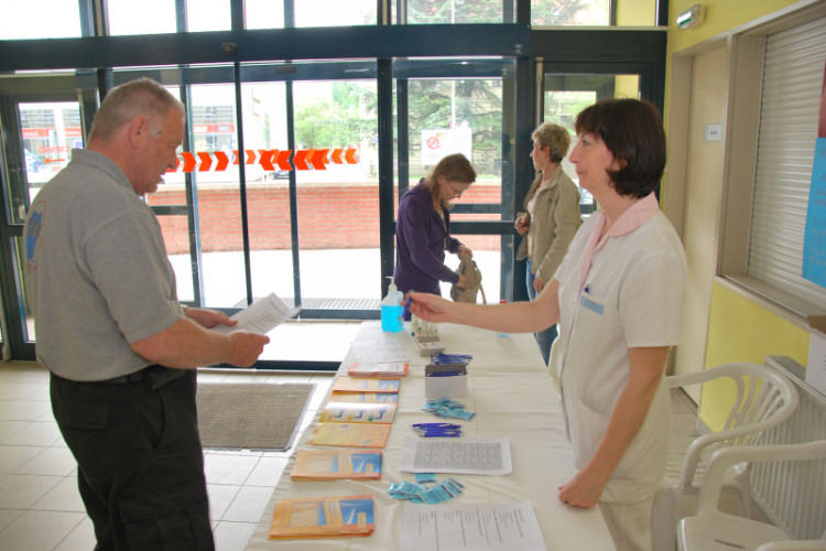 Kézhigiéne nap A Karolina Kórházban (Fotó: Nagy Mária)