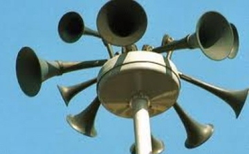 Szirénapróba Mosonszolnok, Újrónafő és Várbalog településeken