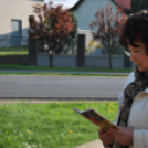 Költészet napi koszorúzás Ady Endre szobornál (Fotó: Nagy Mária)