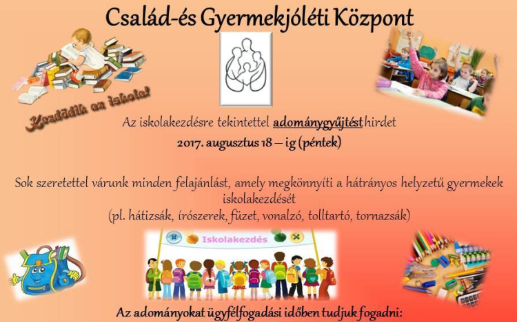 Hamarosan kezdődik az iskola...