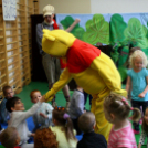 Mesekocsi Színház Micimackó előadása a Pillangó Óvodában (Fotó Stipkovits Veronika)