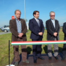 Közlekedési csomópont -  világítás átadása: Jánossomorja-Ipari Park - 2014.szeptember 29. hétfő