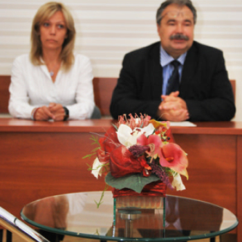 Temetői buszjárat indításáról szóló sajtótájékoztató (Fotó: Nagy Mária)