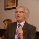 Óvárosi esték - Vizsy Ferenc beszélgetőpartnere Nusser Györgyné, Rajkai Takarék bankvezér  (Fotó: Nagy Mária)