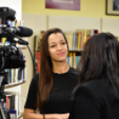 Szabados Ági a Huszár Gál Városi Könyvtárban