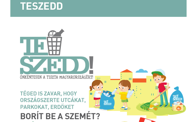 Még lehet csatlakozni az idei TeSzedd programhoz