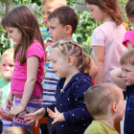 Az Ebuló Kutyaiskola interaktív kutyás bemutatója a Pillangó óvodában (Fotó: Stipkovits Veronika)