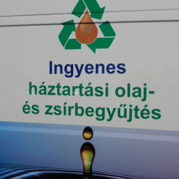 Az AQUA Szolgáltató Kft. házhoz megy a használt olajért - sajtótájékoztató