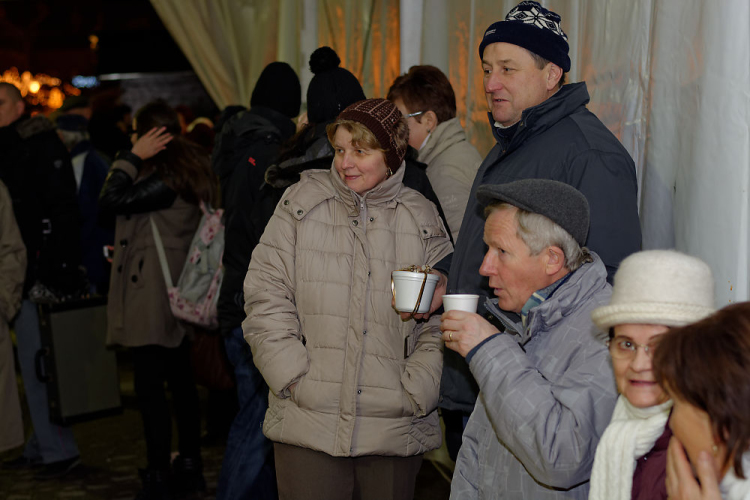 Adventi hétvége (hétfő) Kühne Fúvószenekar (fotó: Horváth Attila)