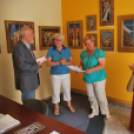 Matusz Péter Pál kiállításának a zárása, nyereménysorsolással (Fotó: Nagy Mária)