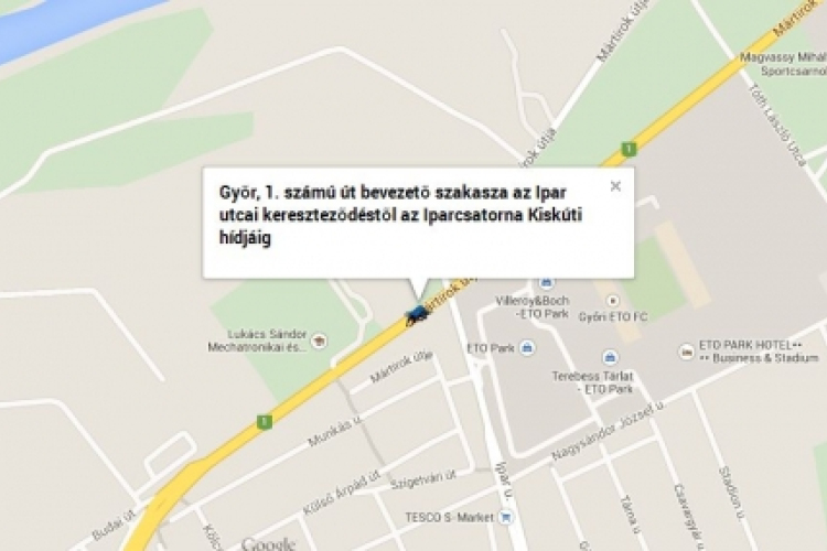 Forgalomkorlátozások Győr területén