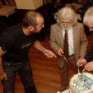 Óvárosi esték - meditatív impressziók: Karczagi Endre festőművész és Vizsy Ferenc író beszélgetőestje (fotó: Horváth Attila)