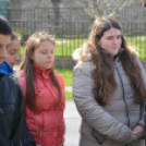 Koszorúzás a József Attila szobornál (Fotó: Nagy Mária)