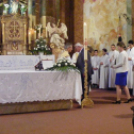 Németh László atya aranymiséje Mosonban