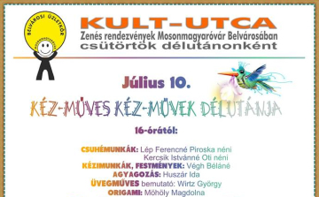 KULT-UTCA - Kéz-műves kéz-művek délutánja