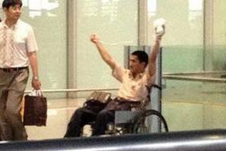 Felrobbantotta magát egy kerekesszékes férfi a pekingi repülőtéren