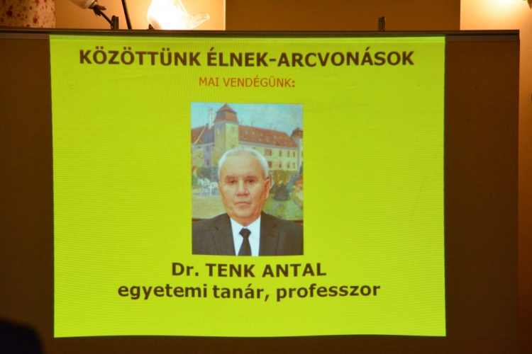 Arcvonások - Beszélgetés Dr. Tenk Antallal (Fotó: Nagy Mária)
