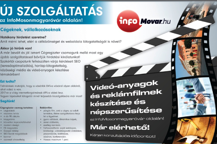 Új szolgáltatás az InfoMosonmagyaróvár oldalán