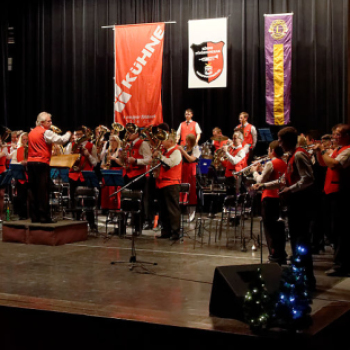 Lions jótékonysági koncert a Musikverein Andau és Kühne Fúvószenekarral  (fotó: Horváth Attila)